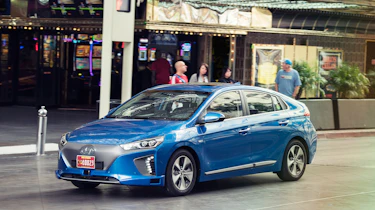 Hyundai Ioniq autonomous - front/side