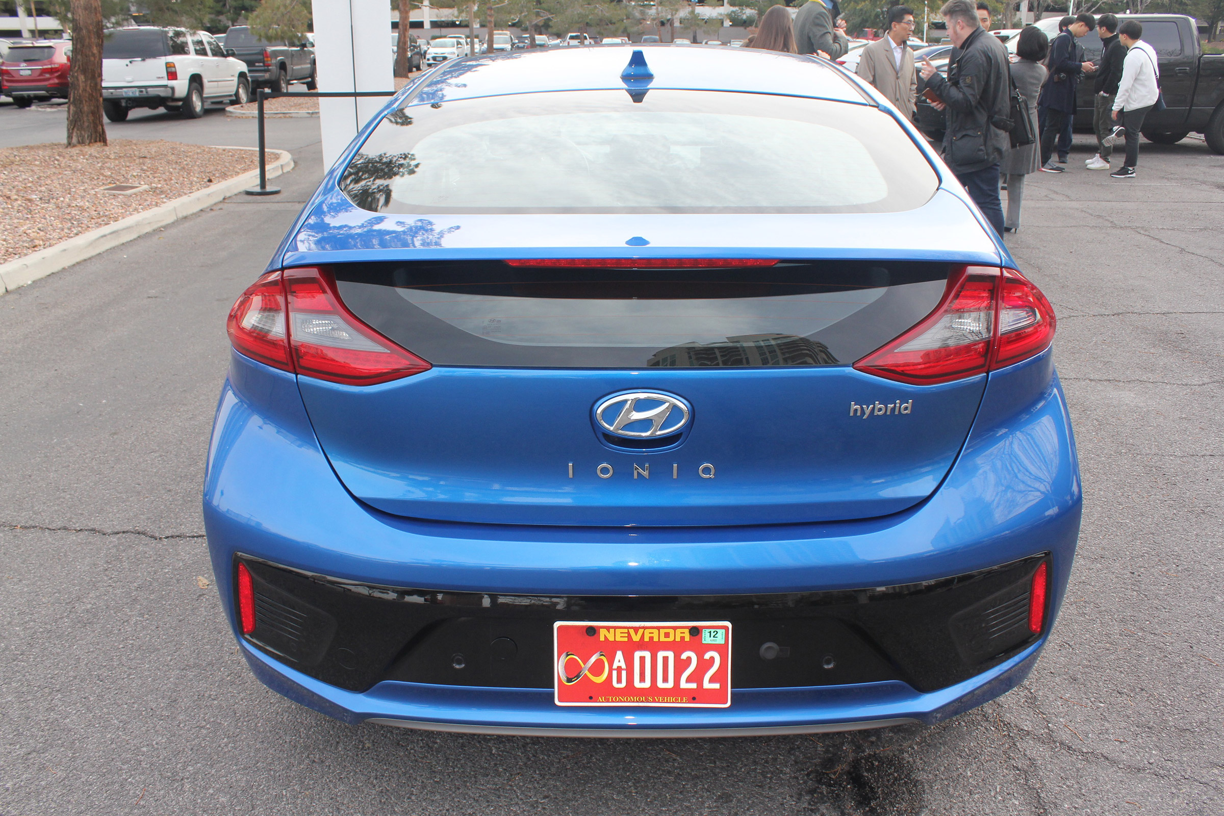 Hyundai Ioniq Autonomous - full rear