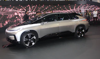 Faraday Future CES 2017 front