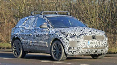 Jaguar E-Pace spy front