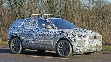 Jaguar E-Pace spy side