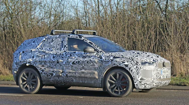 Jaguar E-Pace spy side
