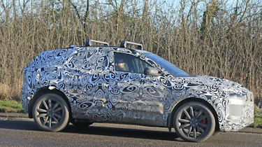 Jaguar E-Pace spy side