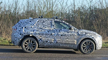 Jaguar E-Pace spy side