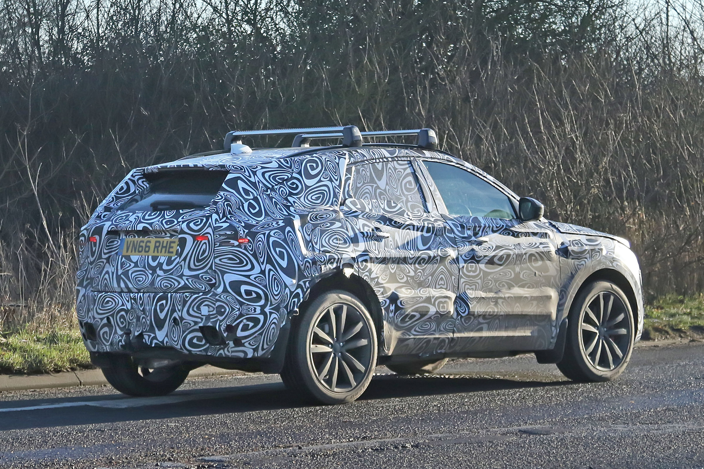 Jaguar E-Pace spy rear