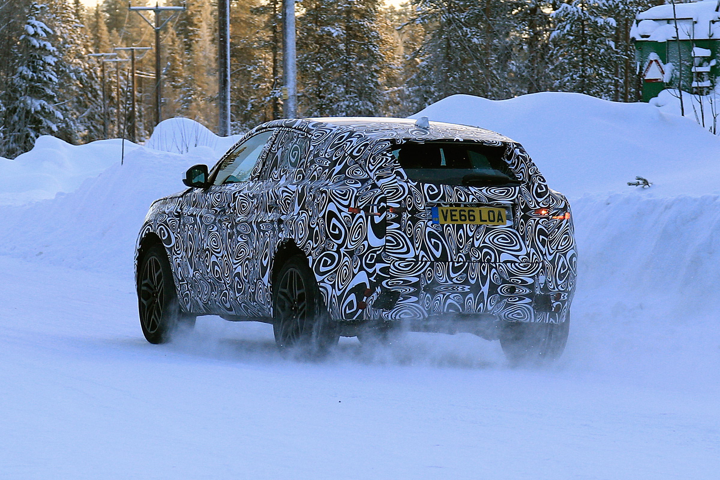 baby Jaguar F-Pace rear
