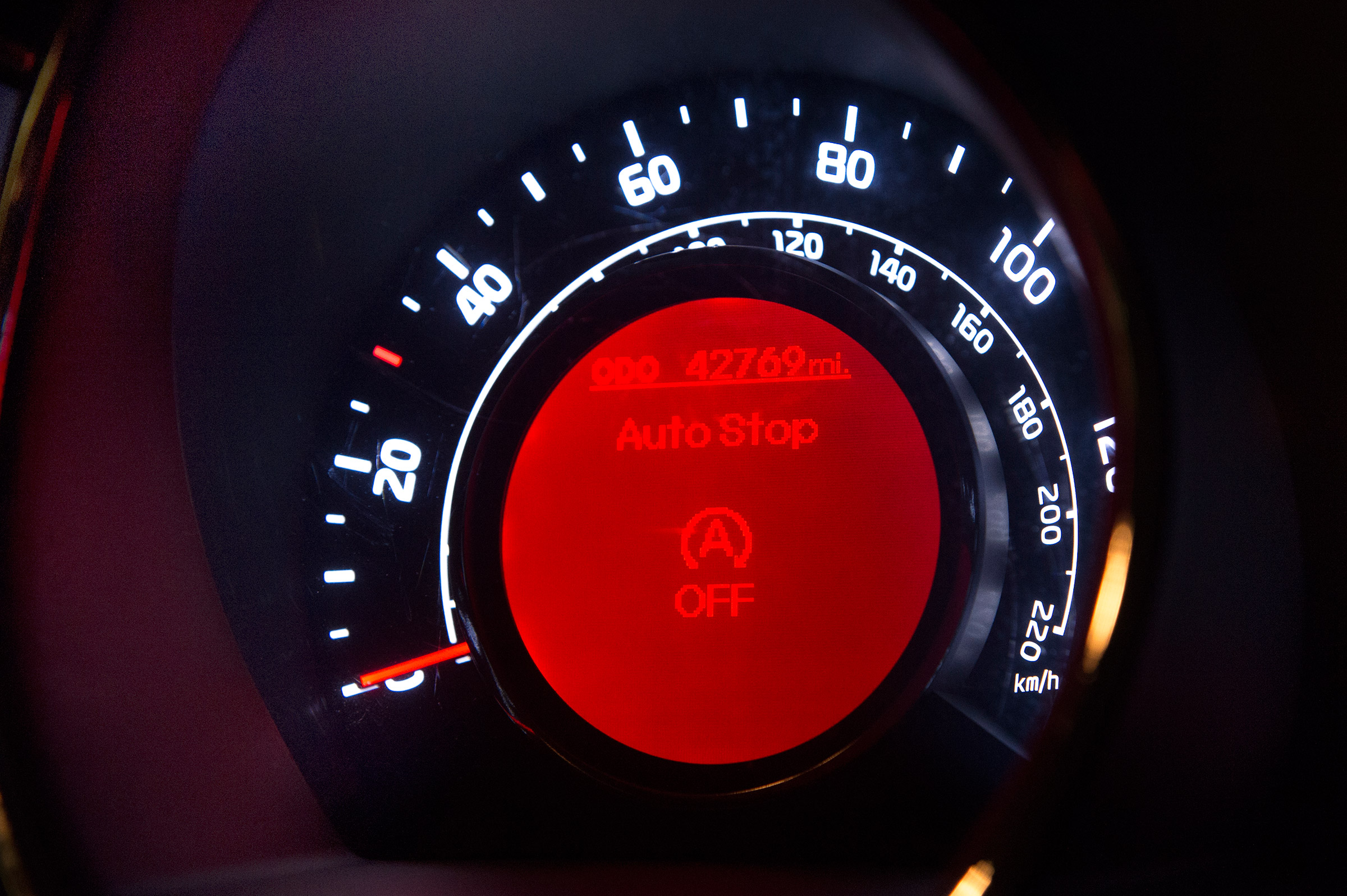 Used Kia Rio - dials