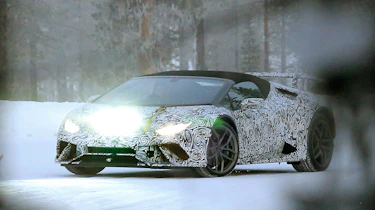 Lamborghini Huracan Superleggera Spyder spy shots 1