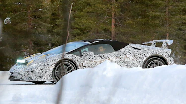 Lamborghini Huracan Superleggera Spyder spy shots 2