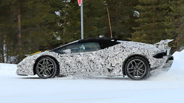 Lamborghini Huracan Superleggera Spyder spy shots 4