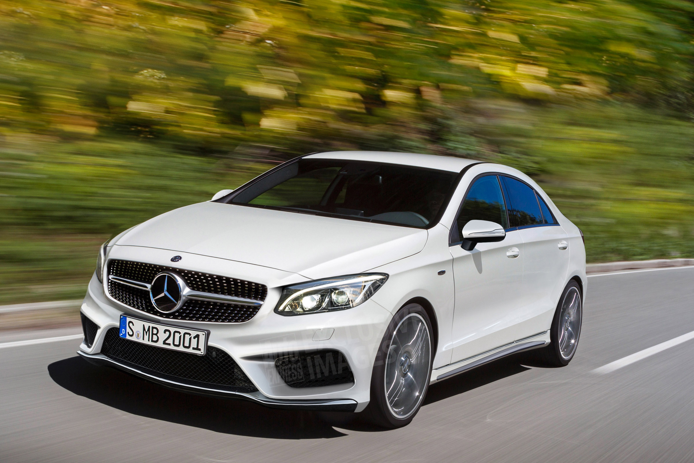 Mercedes A-Class saloon exclusive image