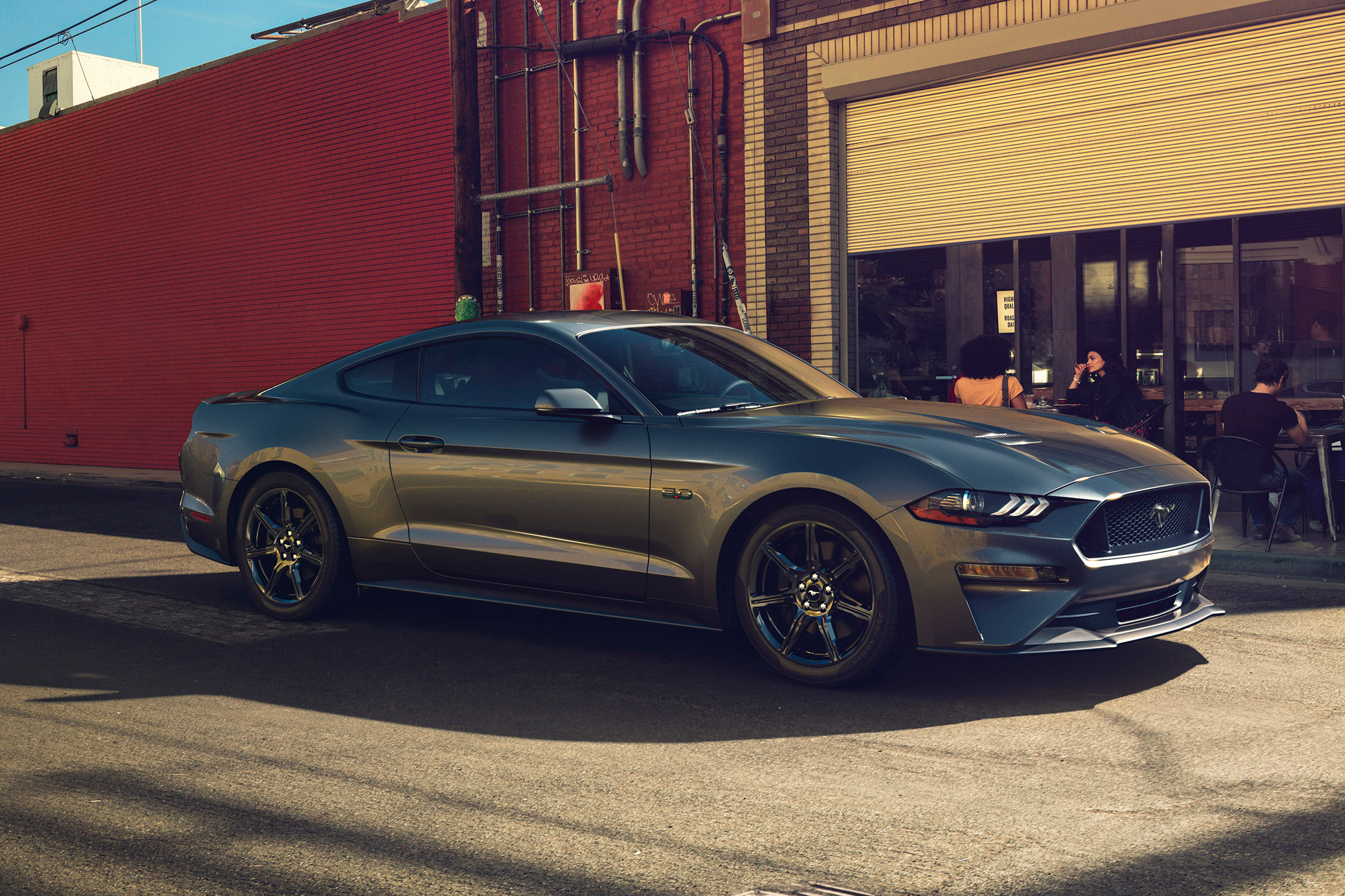 Ford mustang facelift side on dynamic