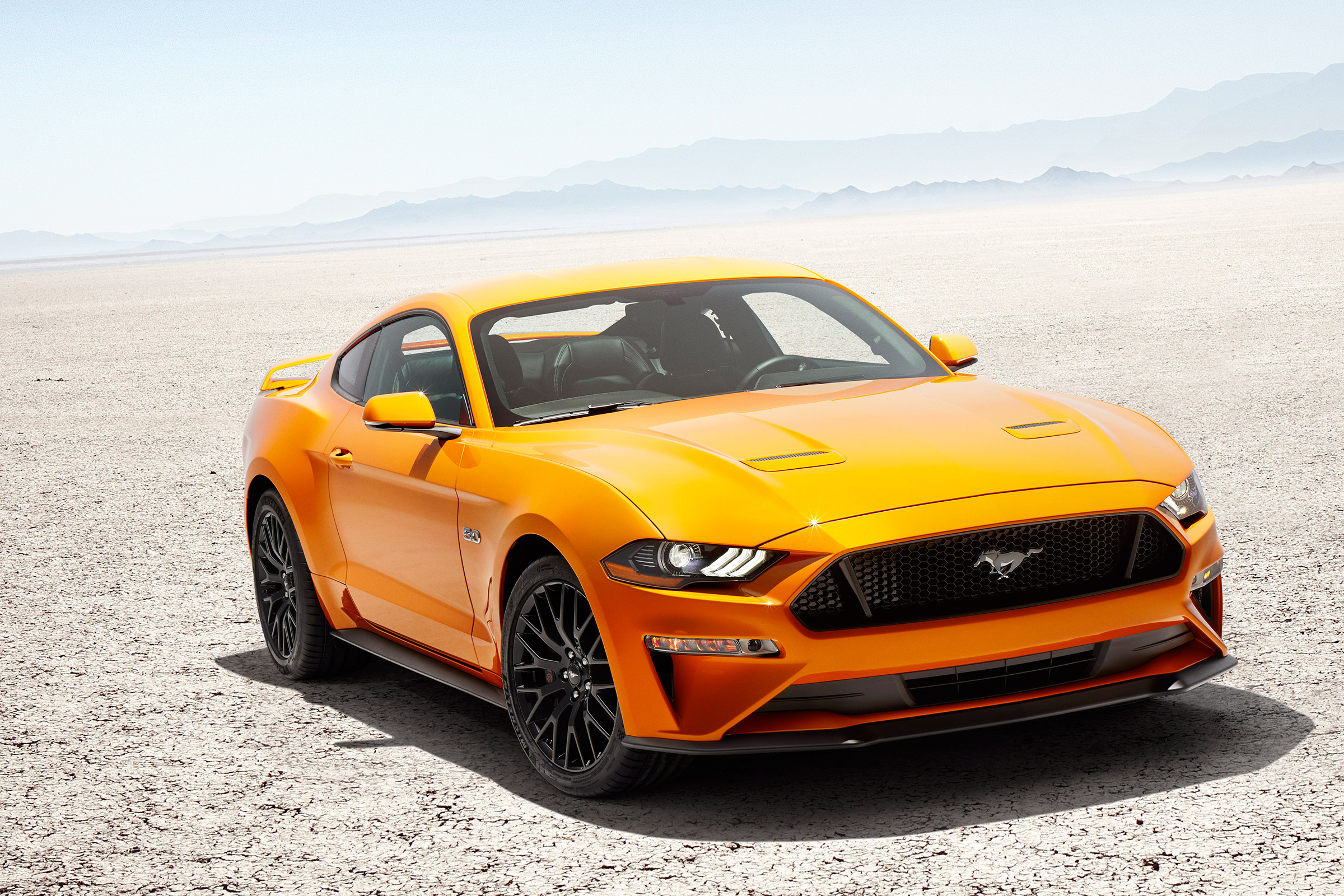 Ford mustang facelift front quarter