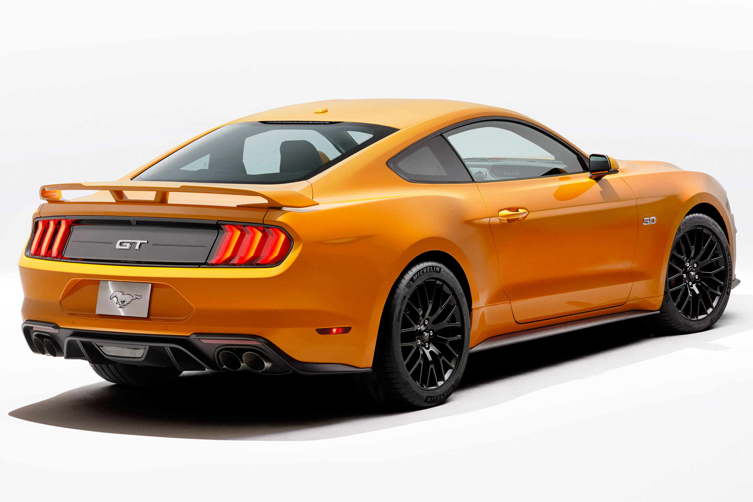 Ford mustang facelift rear quarter