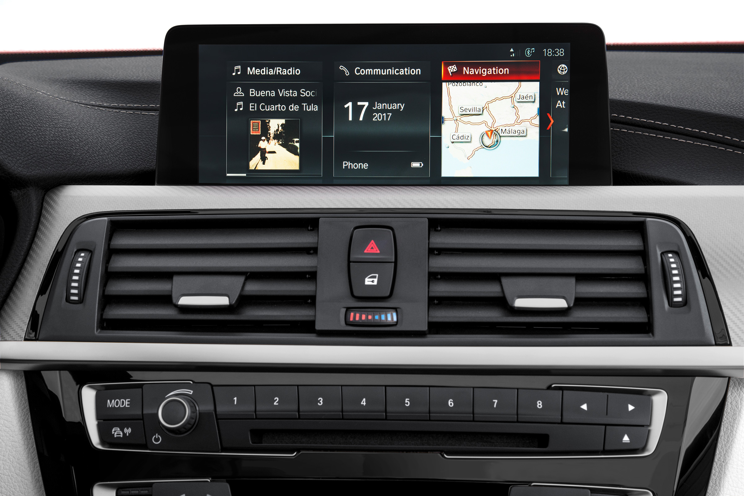 BMW 4 Series facelift 2017 - infotainment