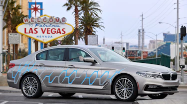 BMW 5 Series Personal CoPilot autonomous prototype static