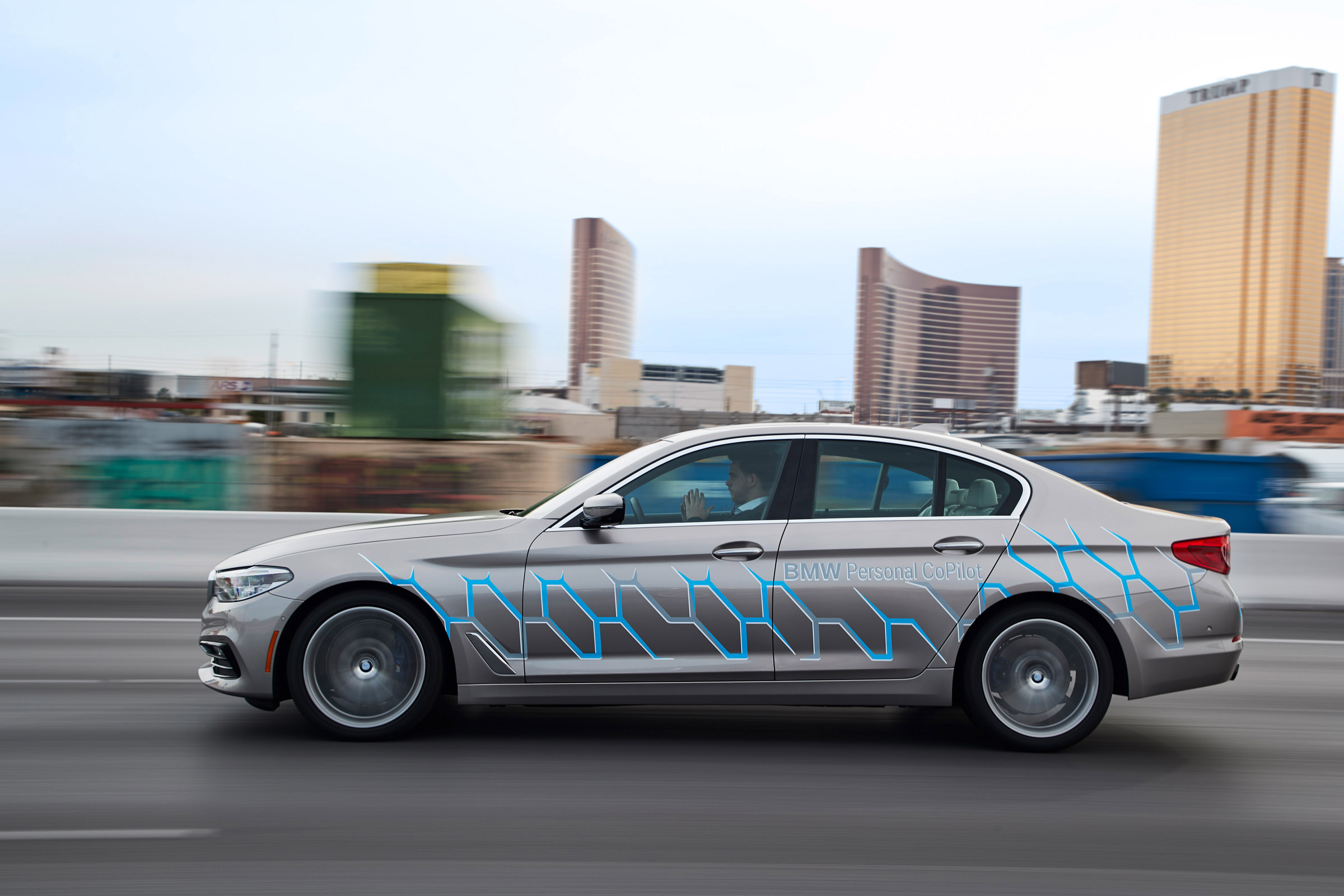 BMW 5 Series Personal CoPilot autonomous prototype  side
