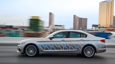 BMW 5 Series Personal CoPilot autonomous prototype side