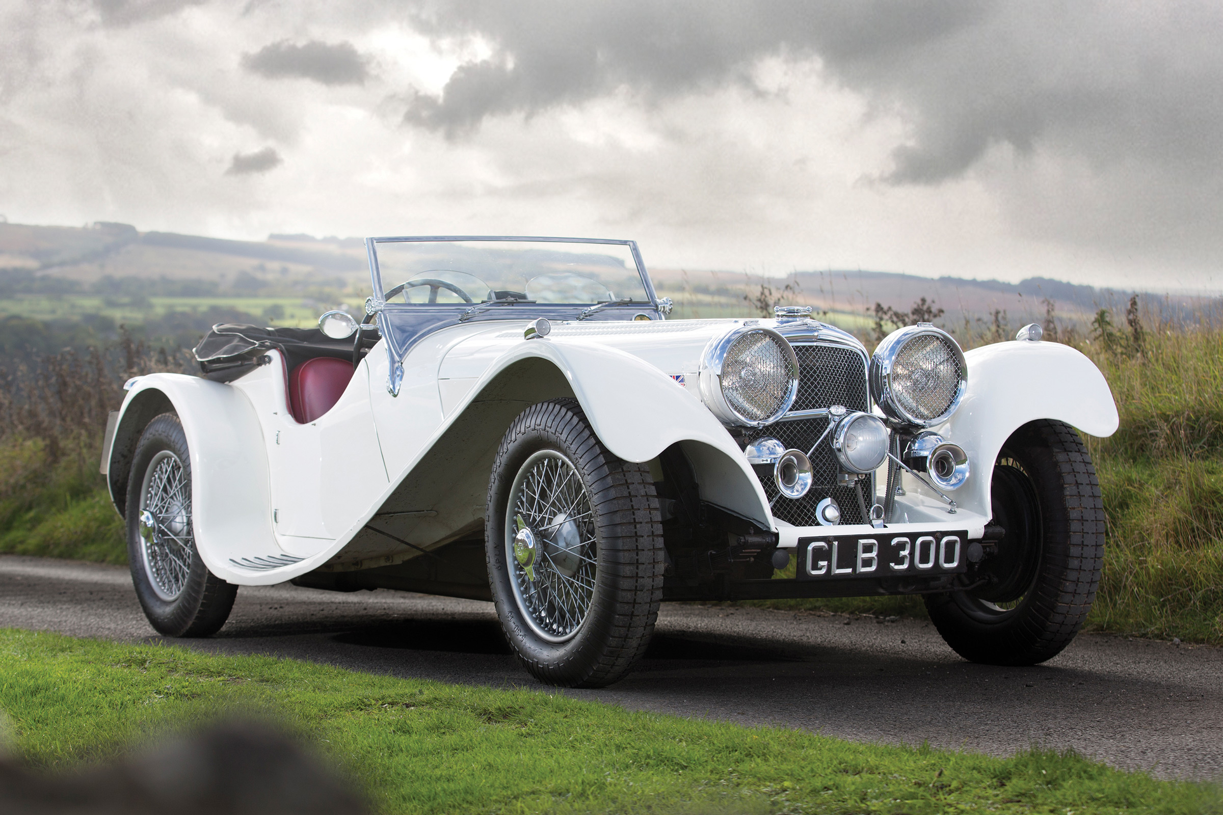 RM Sotheby's 2017 Paris auction - 1941 Jaguar SS 100 front