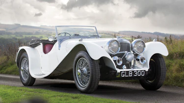 RM Sotheby's 2017 Paris auction - 1941 Jaguar SS 100 front