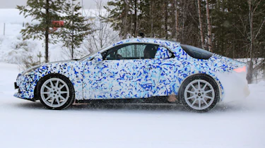 Renault Alpine spy shot side