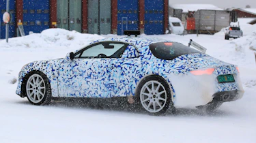 Renault Alpine spy shot side