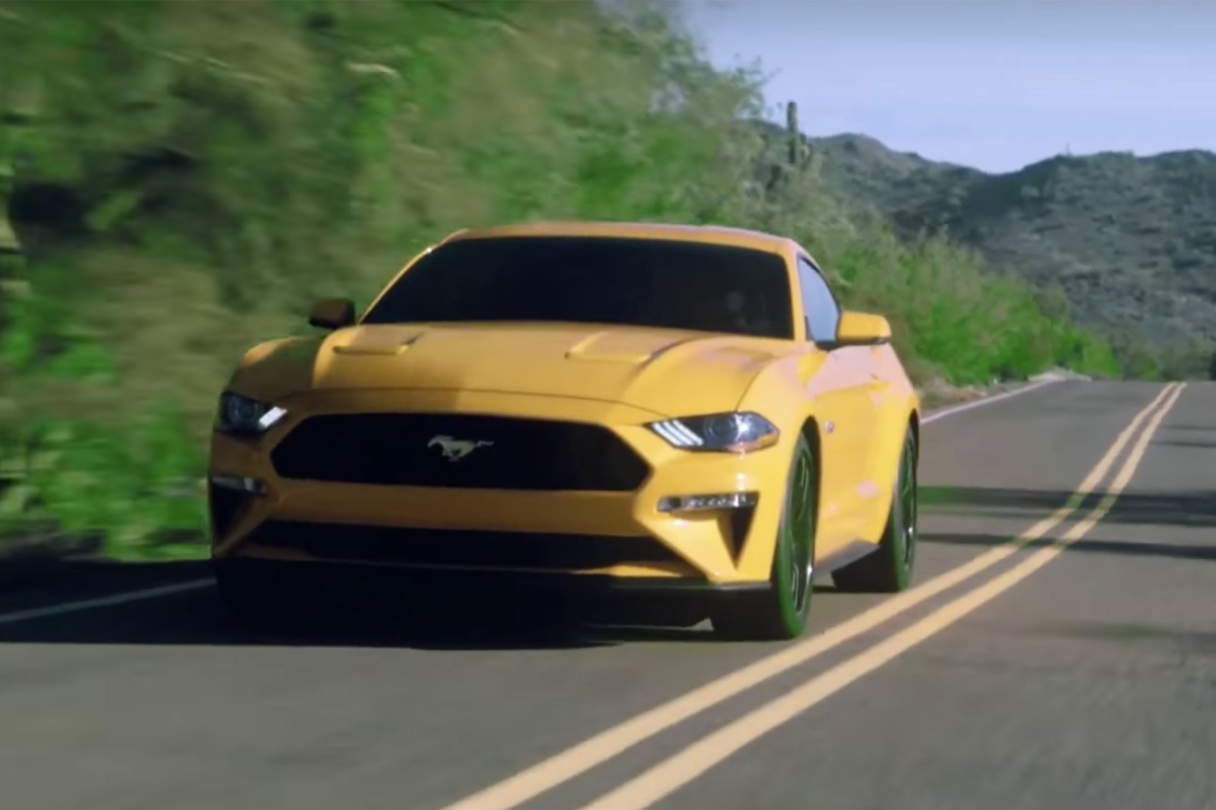 Ford Mustang Facelift leak dynamic