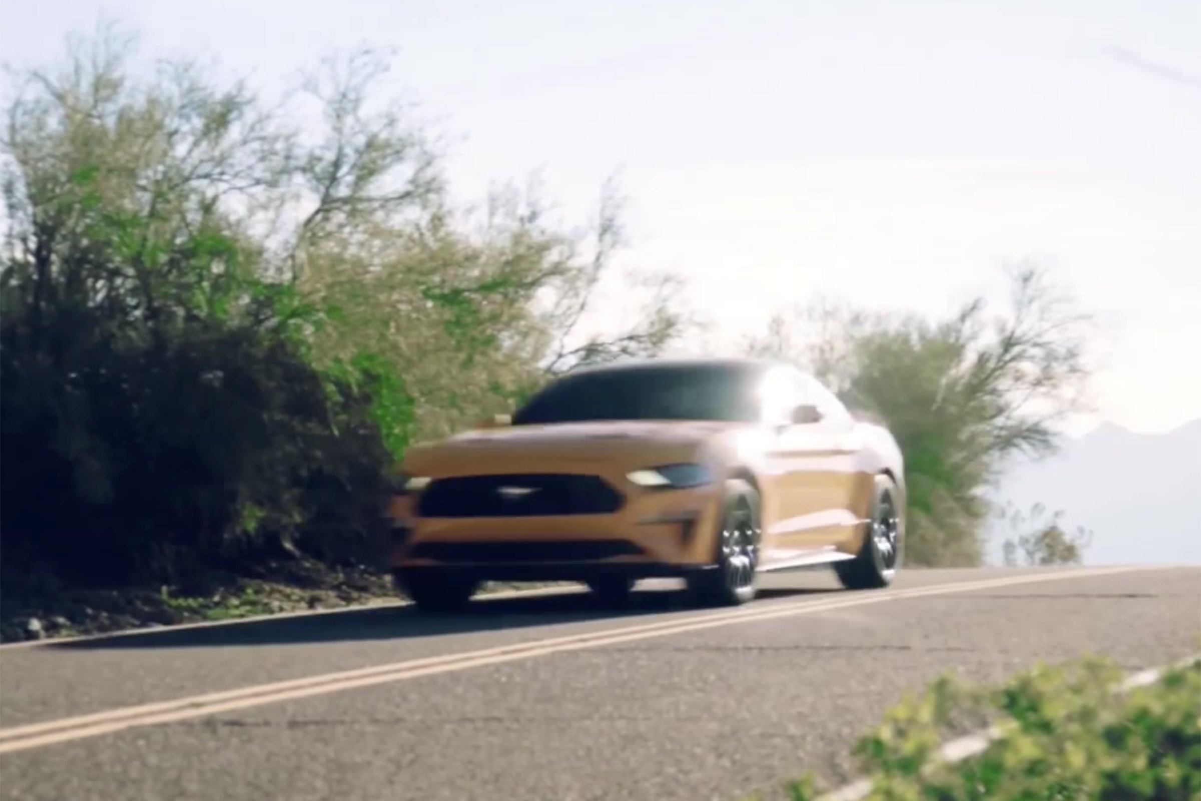 Ford Mustang Facelift leak dynamic