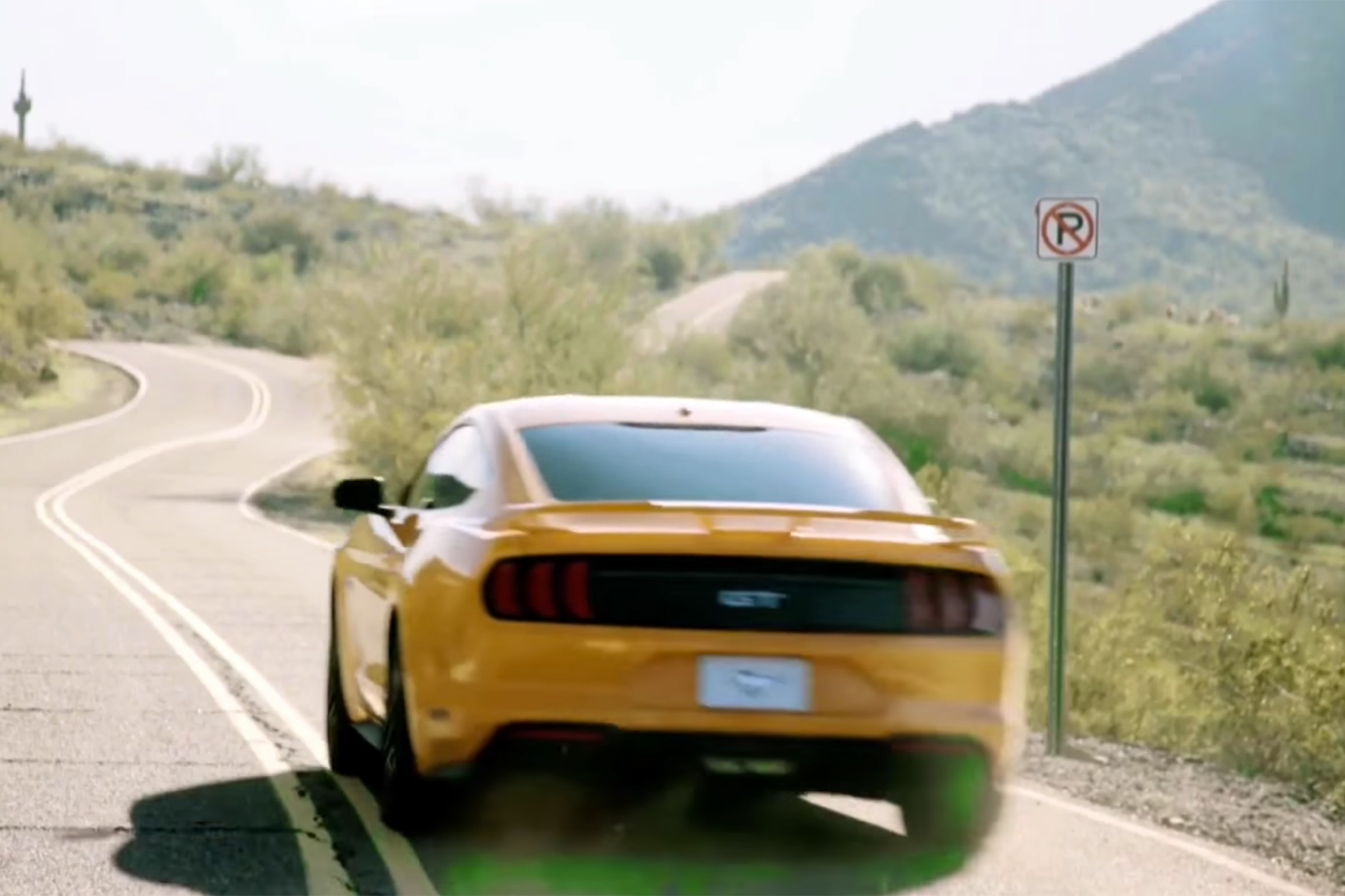 Ford Mustang Facelift leak dynamic rear