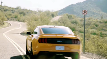 Ford Mustang Facelift leak dynamic rear