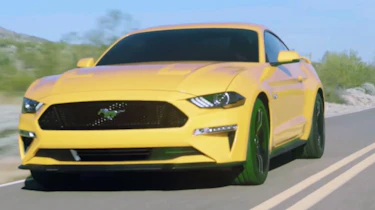 Ford Mustang Facelift leak front quarter