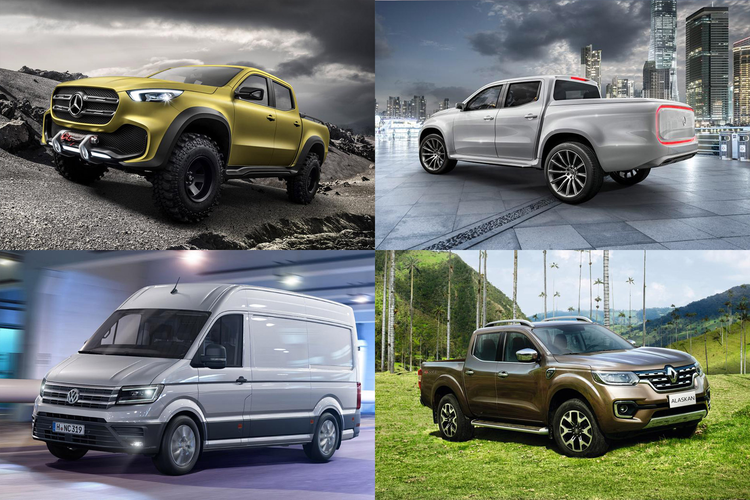 Best new vans and pick-ups 2017 - header