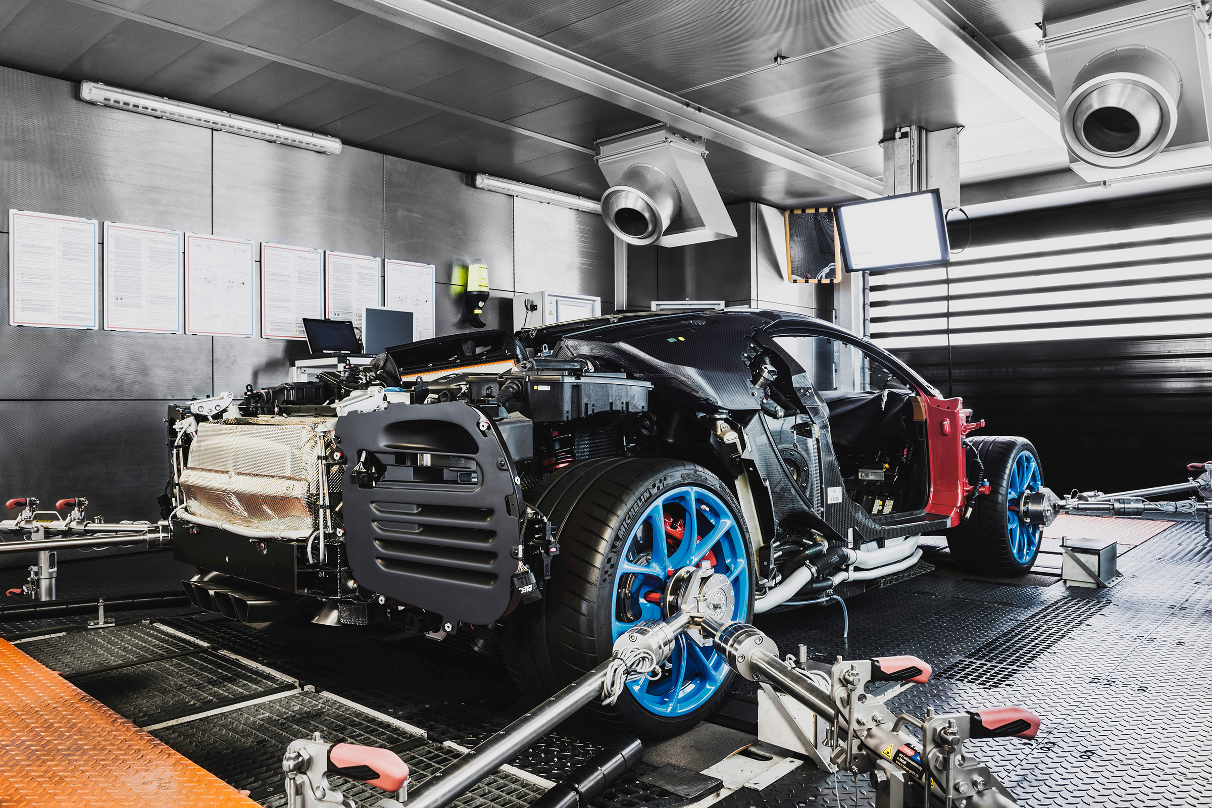 Bugatti Chiron dyno