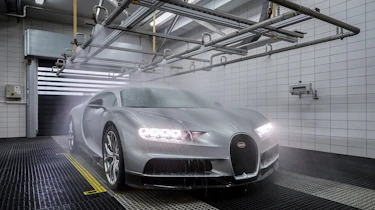 Bugatti chiron leak test