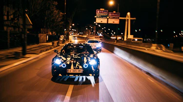 Renault alpine night shoot official
