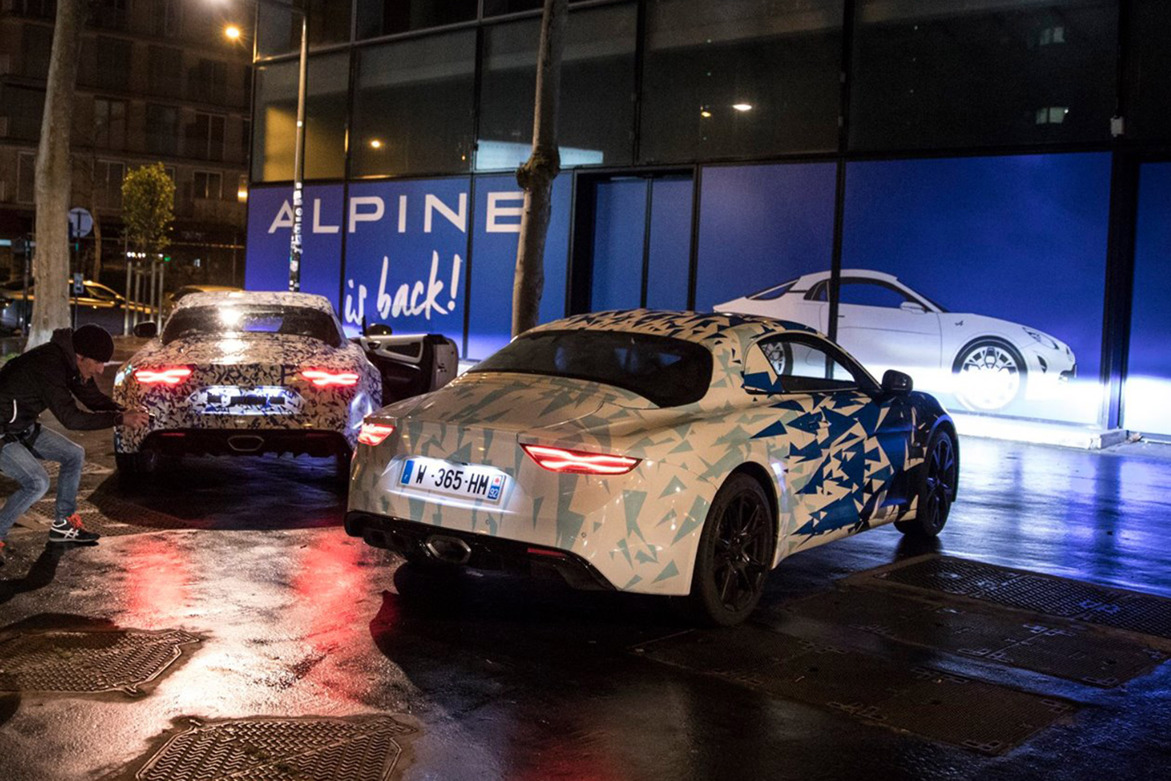 Renault alpine night shoot official 