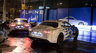 Renault alpine night shoot official