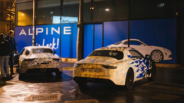 Renault alpine night shoot official
