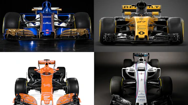 F1's new cars for 2017