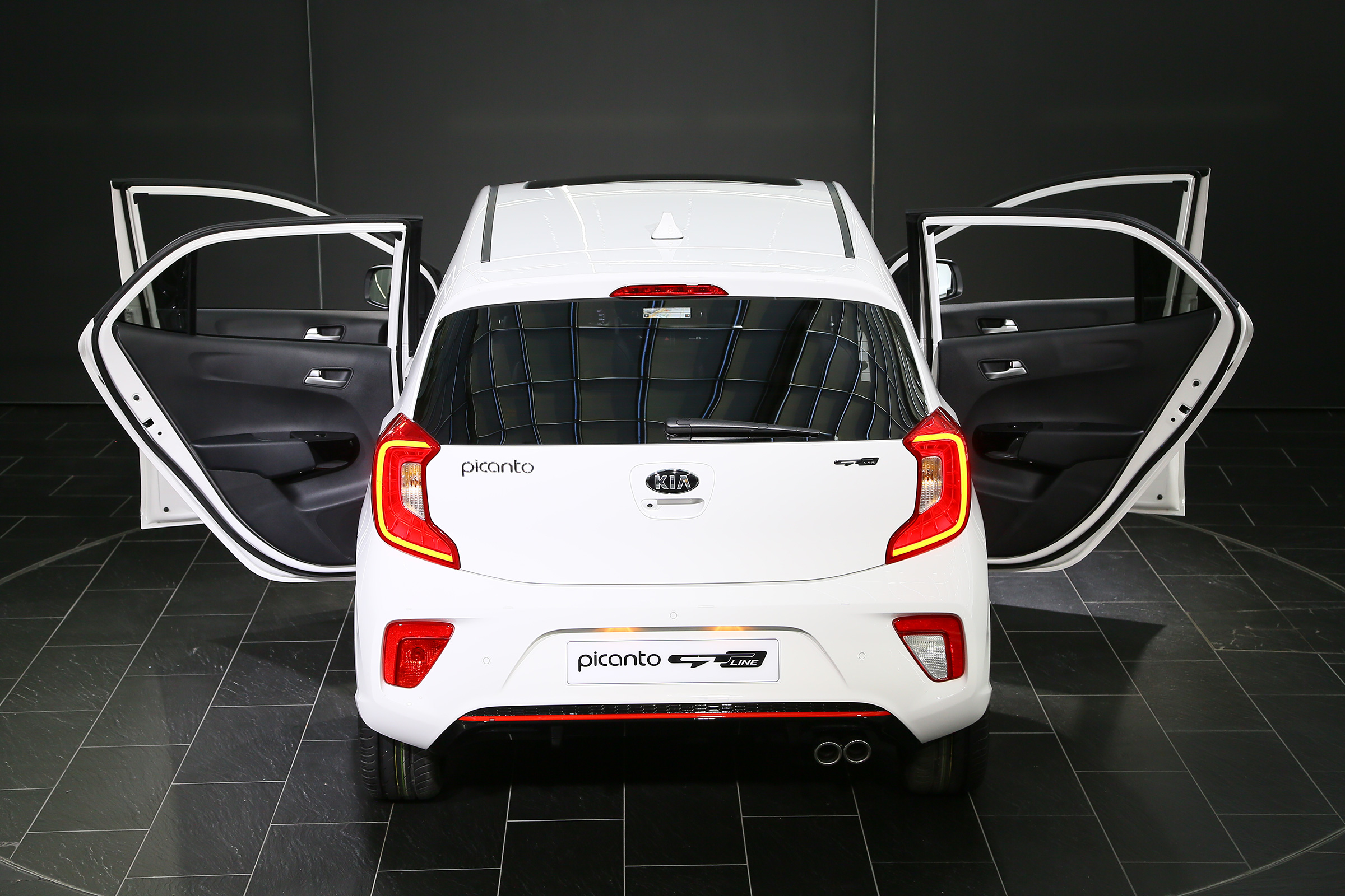 Kia Picanto GT Line 2017 - white rear