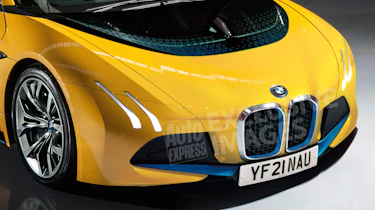 BMW i5 2021 render - front close