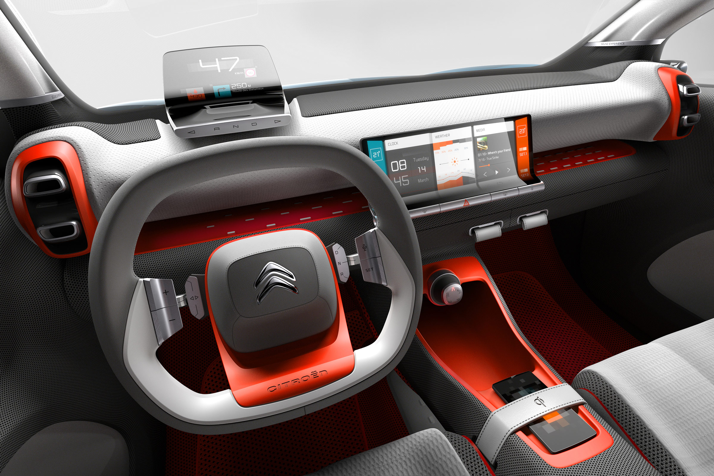 Citroen C-Aircross Concept 2017 - interior