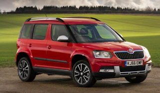 Skoda Yeti SE L Drive front quarter static