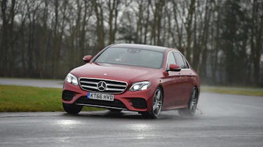 Mercedes E-Class E 220d AMG Line 2017 - front cornering