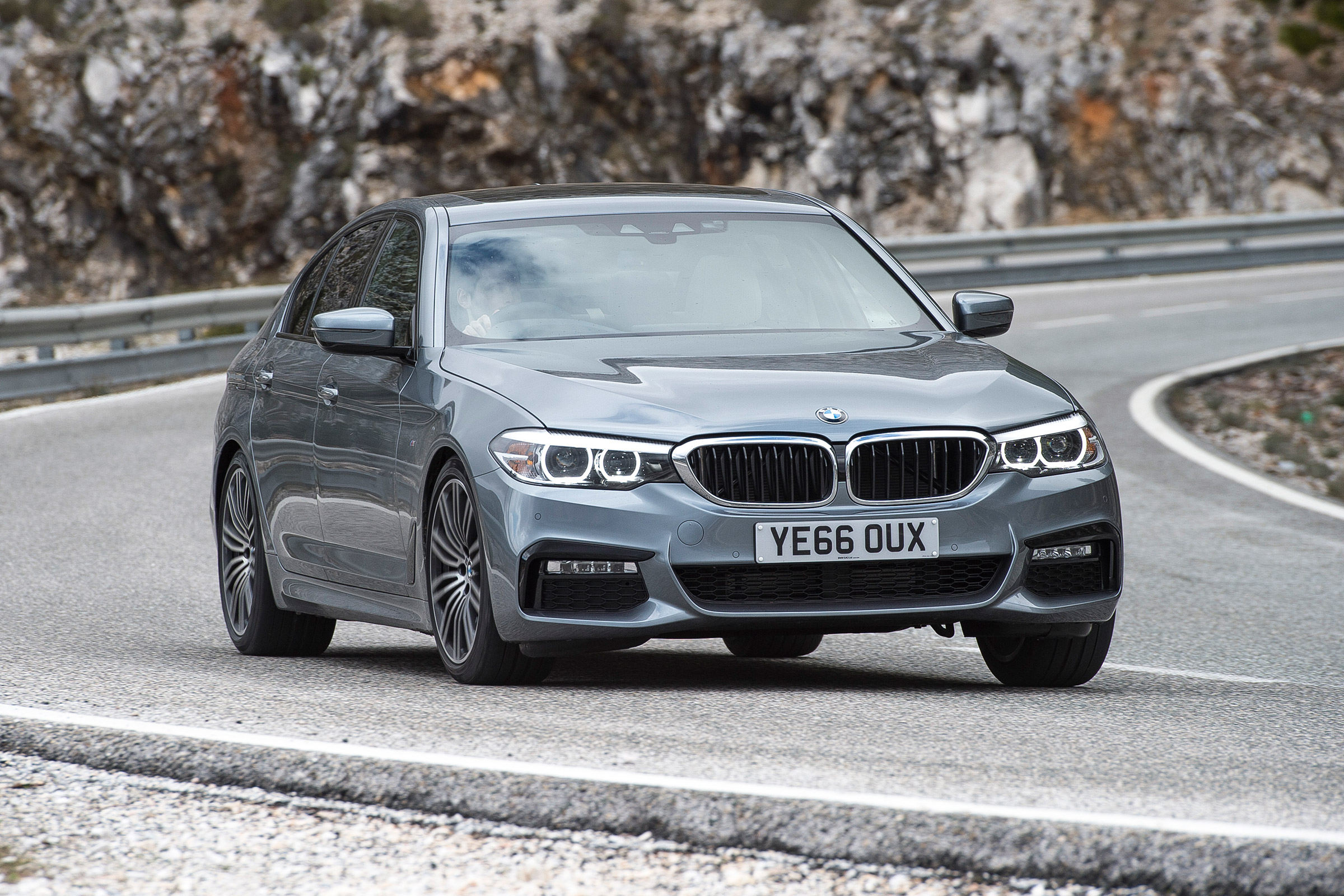 BMW 520d M Sport - front cornering