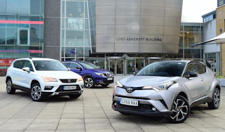 Toyota C-HR vs SEAT Ateca vs Nissan Qashqai - header