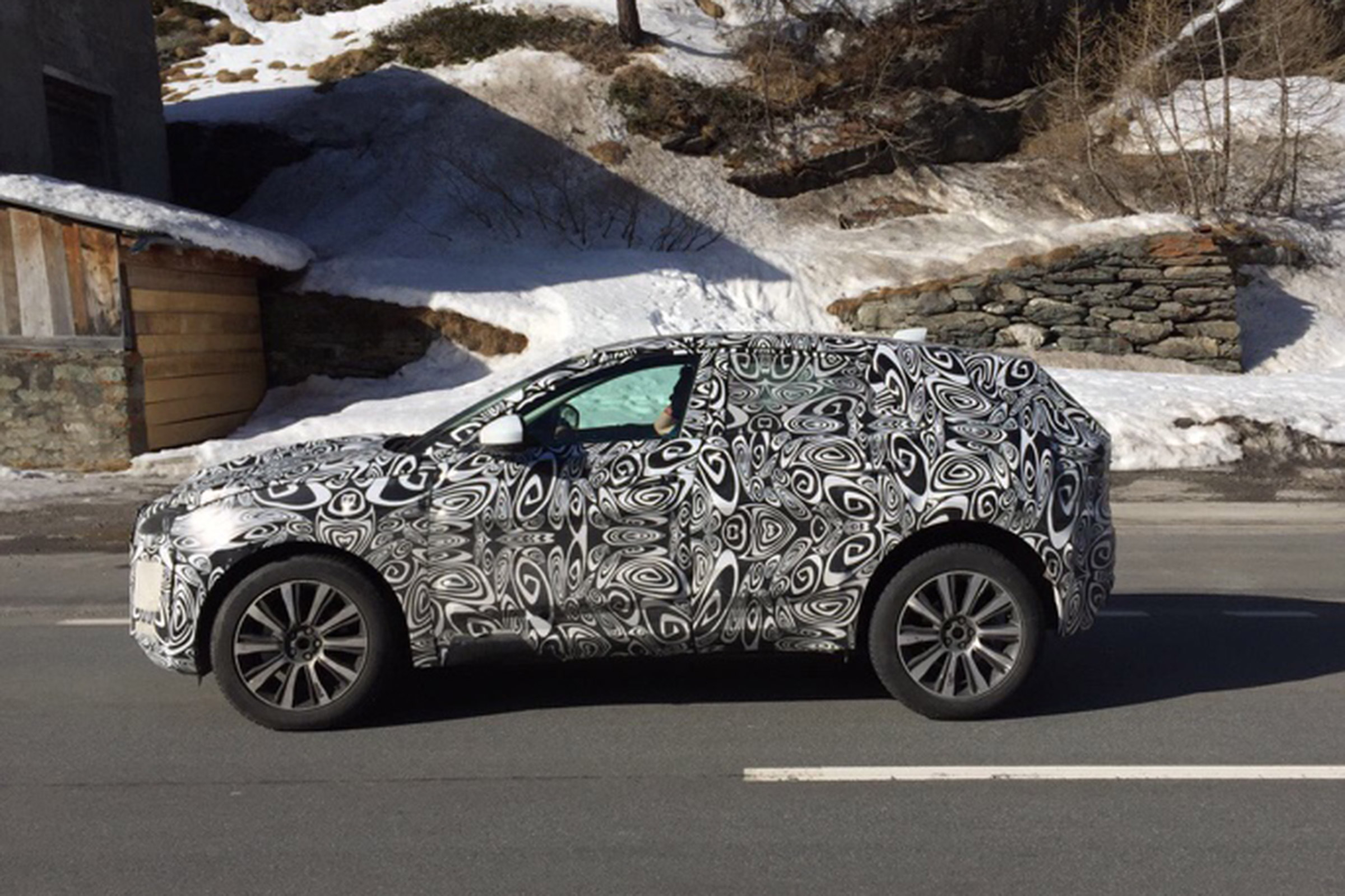 Baby Jaguar F-Pace E-Pace batch shot side