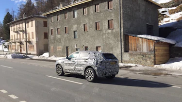 Baby Jaguar F-Pace E-Pace batch shot rear quarter