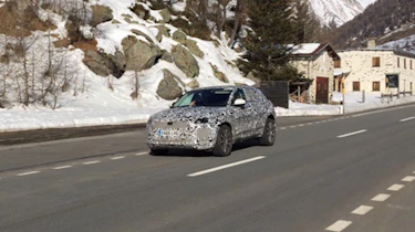 Baby Jaguar F-Pace E-Pace batch shot front quarter
