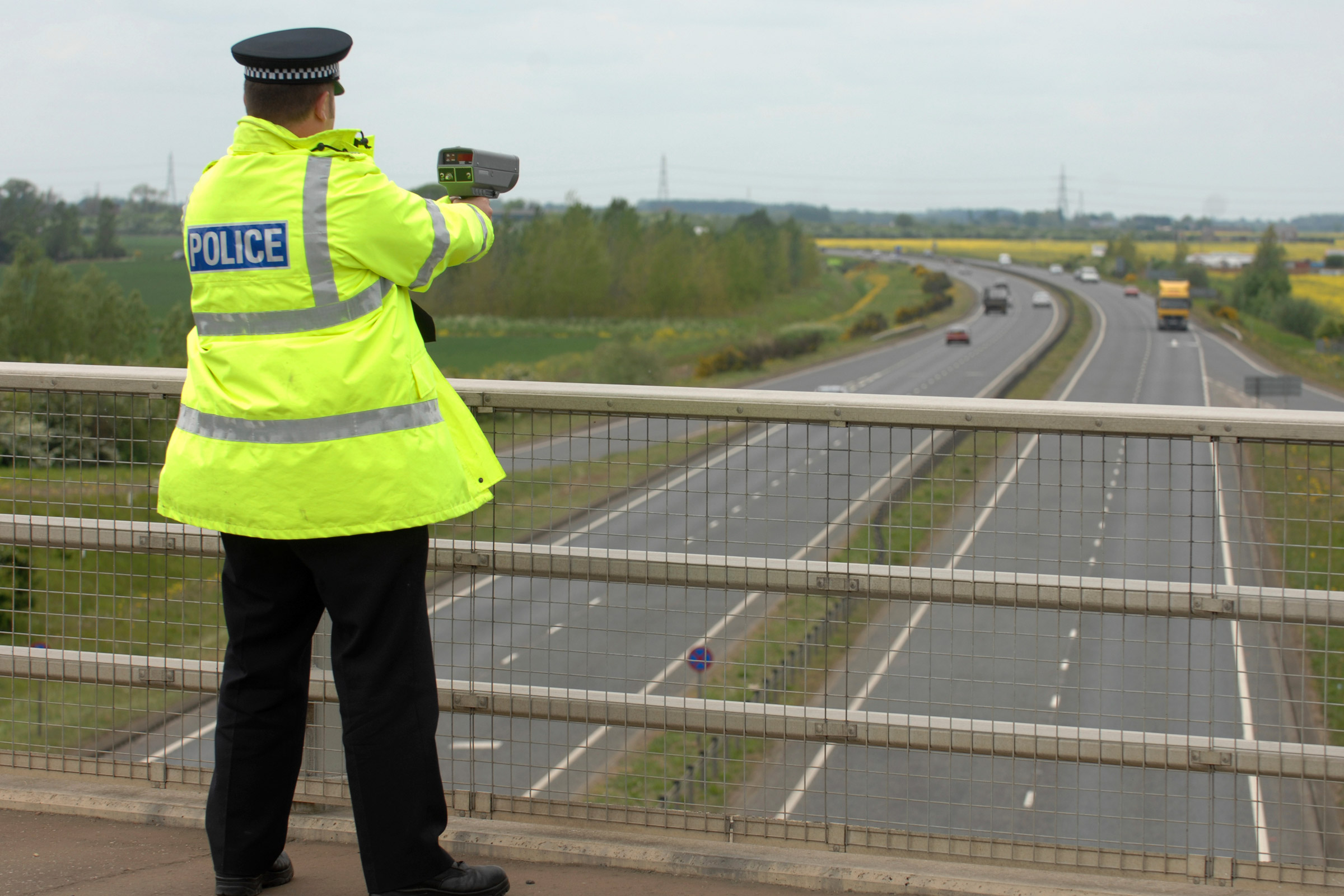 Police speed trap